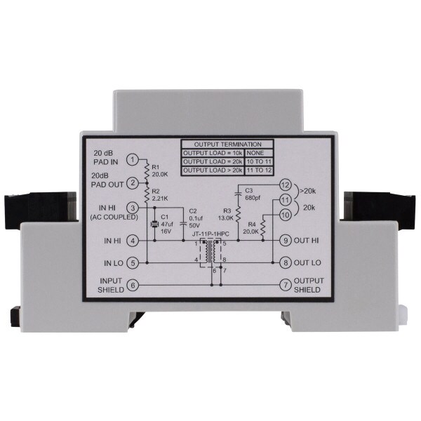 Main product image for Jensen Iso-Max DIN-LI Single Channel DIN Rail Line 246-0132